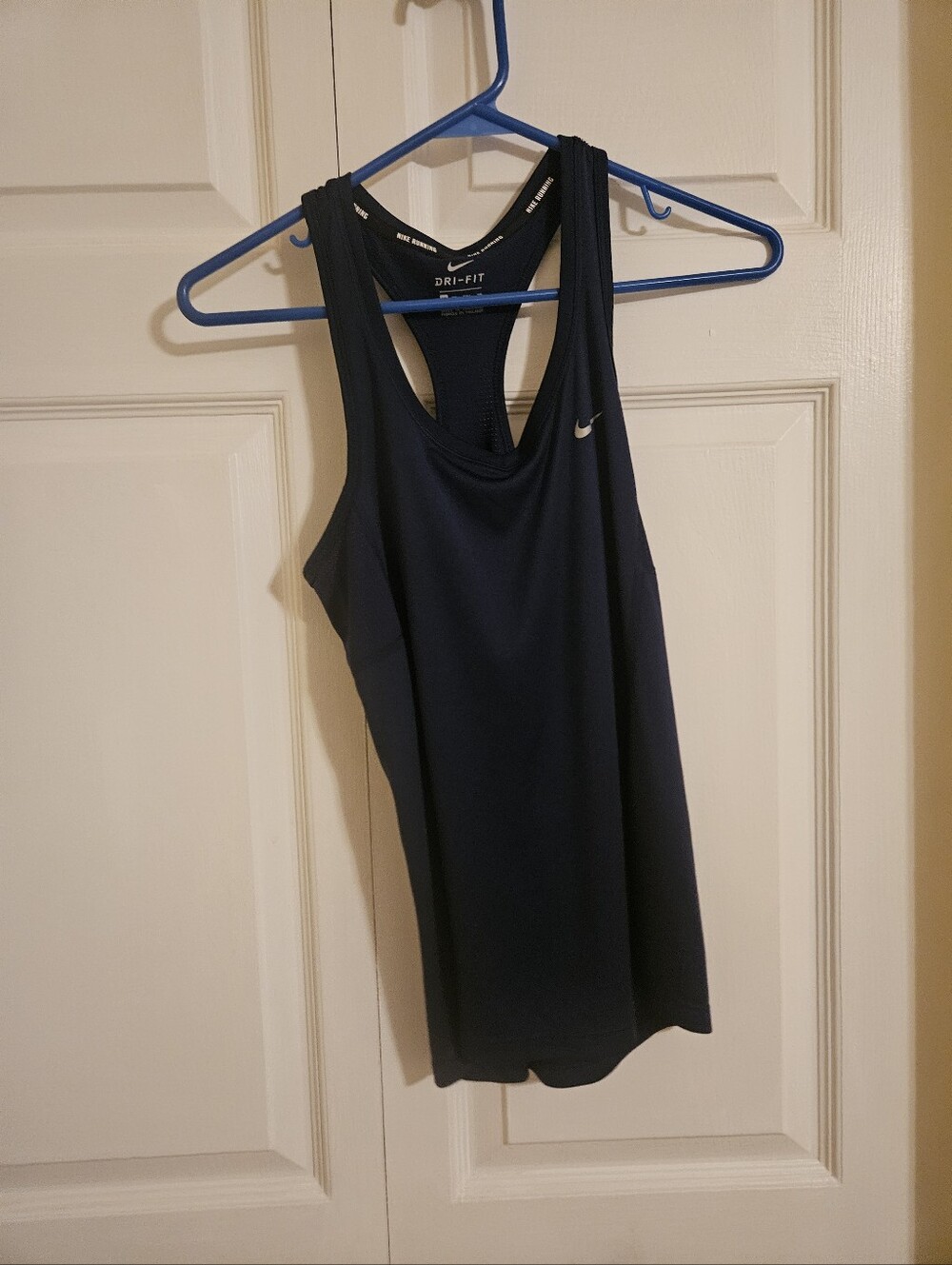 Nike Navy Dri-FIT Racerback Tank XS